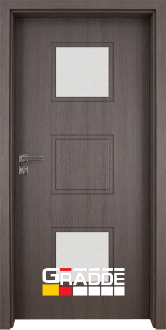 Интериорна врата Gradde Bergedorf, модел 2, Череша Сан Диего