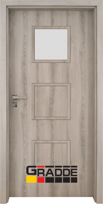 Интериорна врата Gradde Bergedorf, модел 1, Ясен Вералинга