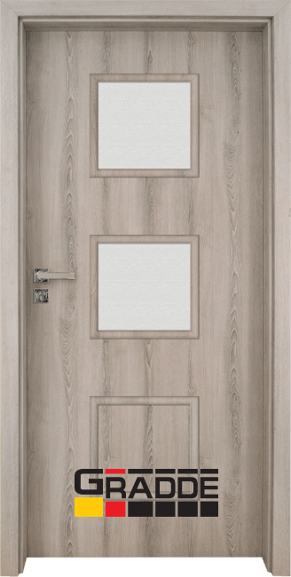Интериорна врата Gradde Bergedorf, модел 4, Ясен Вералинга