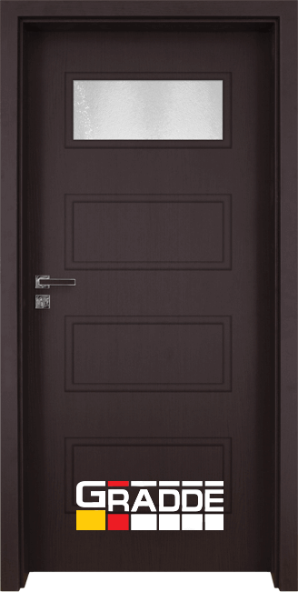 Интериорна врата Gradde Blomendal, модел 1, Орех Рибейра