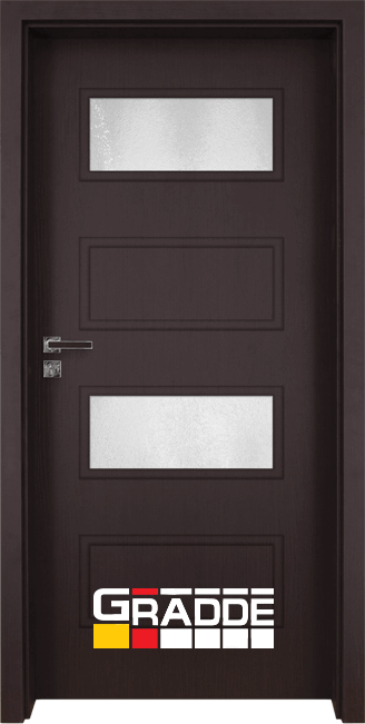 Интериорна врата Gradde Blomendal, модел 2, Орех Рибейра