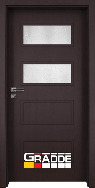 Интериорна врата Gradde Blomendal, модел 3, Орех Рибейра