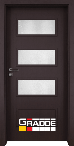 Интериорна врата Gradde Blomendal, модел 6, Орех Рибейра