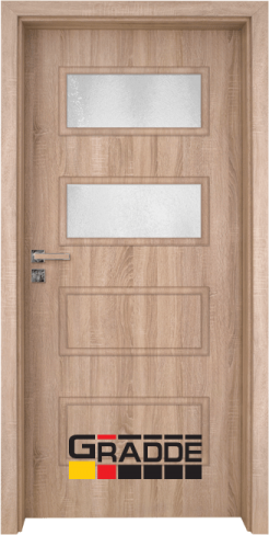 Интериорна врата Gradde Blomendal, модел 3, Дъб Вераде