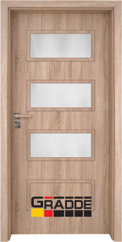 Интериорна врата Gradde Blomendal, модел 6, Дъб Вераде