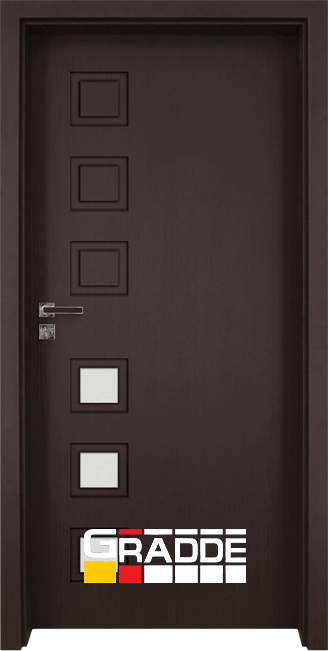Интериорна врата Gradde Reichsburg, модел 3, Орех Рибейра