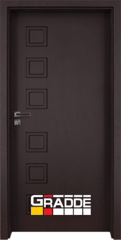 Интериорна врата Gradde Reichsburg, модел Full, Орех Рибейра