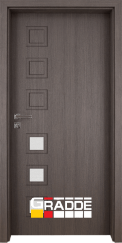 Интериорна врата Gradde Reichsburg, модел 3, Череша Сан Диего