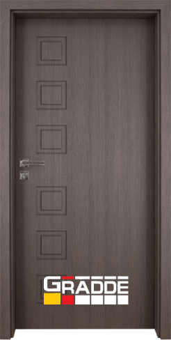 Интериорна врата Gradde Reichsburg, модел Full, Череша Сан Диего
