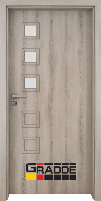 Интериорна врата Gradde Reichsburg, модел 2, Ясен Вералинга