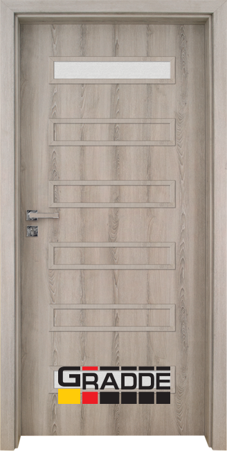 Интериорна врата Gradde Schwerin, модел 1, Ясен Вералинга