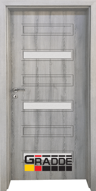 Интериорна врата Gradde Schwerin, модел 10, ясен вералинга