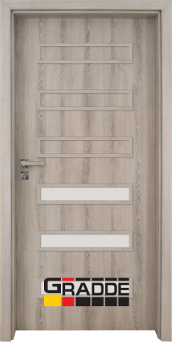 Интериорна врата Gradde Schwerin, модел 5, Ясен Вералинга