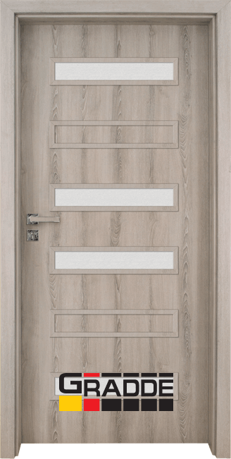 Интериорна врата Gradde Schwerin, модел 6, Ясен Вералинга