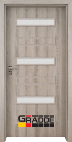 Интериорна врата Gradde Schwerin, модел 9, Ясен Вералинга