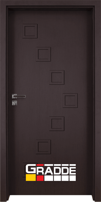 Интериорна врата Gradde Zwinger, модел Full, Орех Рибейра