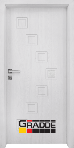 Интериорна врата Gradde Zwinger, модел 1, Сибирска Листвeница