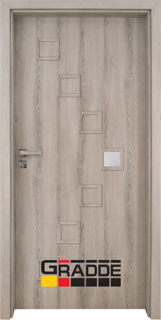 Интериорна врата Gradde Zwinger, модел 1, Ясен Вералинга
