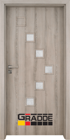 Интериорна врата Gradde Zwinger, модел 3, Ясен Вералинга