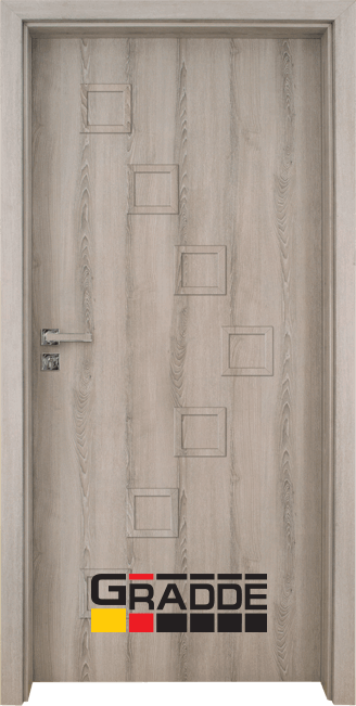 Интериорна врата Gradde Zwinger, модел Full, Ясен Вералинга