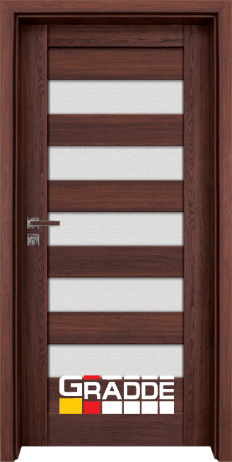 Интериорна врата Gradde Aaven Glas, цвят Сибирска Лиственица