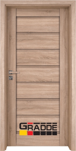 Интериорна врата Gradde Axel Voll, цвят Сибирска Лиственица