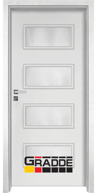 Интериорна врата Gradde Blomendal, цвят Бял мат