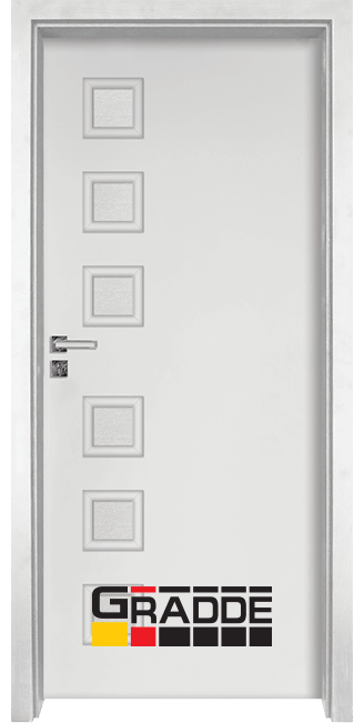 Интериорна врата Gradde Reichsburg, цвят Бял мат