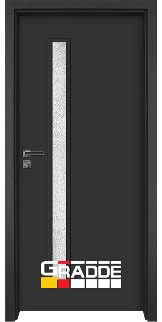 Интериорна врата Gradde Wartburg, цвят Антрацит мат