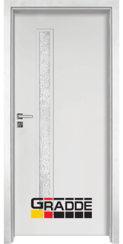 Интериорна врата Gradde Wartburg, цвят Бял мат
