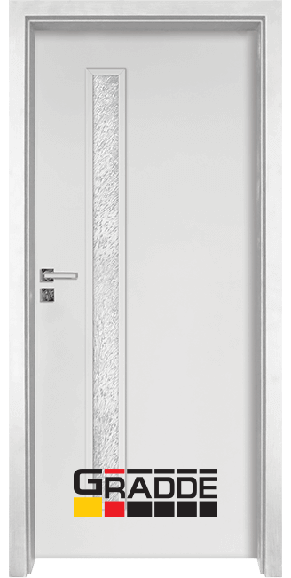 Интериорна врата Gradde Wartburg, цвят Бял мат